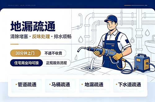 平湖地漏疏通