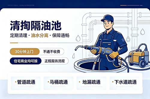 平湖清掏隔油池