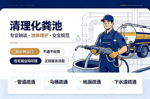 平湖清理化粪池